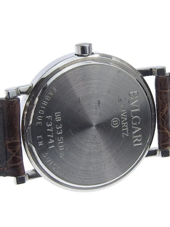BVLGARI Bvlgari Bvlgari Watches BB33SLD blackDial Stainless Steel/leather ... main image 10